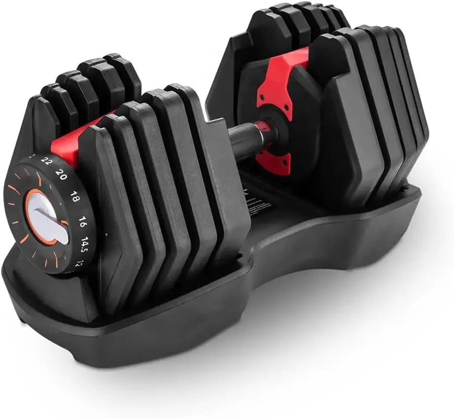 Adjustable Dumbbells Set – Customizable Weight Training for Home & Gym SooQza